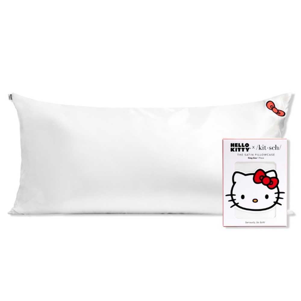NEW Hello Kitty x Kitsch Satin Pillowcase King - Collectible